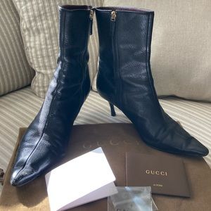 Well loved Gucci ankle boots. 7.5 black